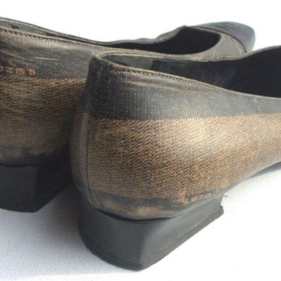 Fendi Wide Pequin Striped Coated Canvas - Picture 4 of 6